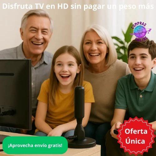 Antena Digital Portátil – Conecta Fácil – Ahorra Dinero Eliminando Pagos 📡