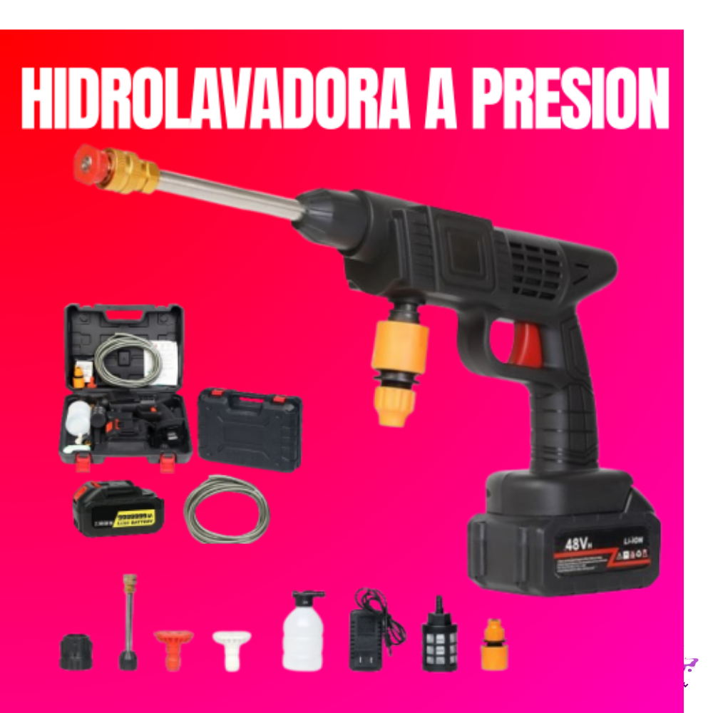 Hidrolavadora Inalámbrica⚡💧🔫