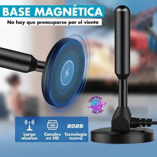 Antena Digital Portátil – Conecta Fácil – Ahorra Dinero Eliminando Pagos 📡