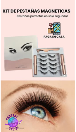 Kit Pestañas Magnéticas